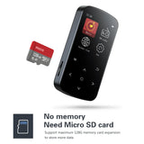 Mini lecteur MP3 Multifonction - Radio FM, Dictaphone, Podomètre + Carte SD + Ecouteurs