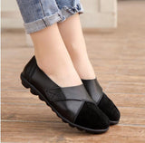 Mocassins orthopédiques en cuir pour femme