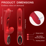 CANDY LUSH - Vibromasseur 2 en 1 - 20 modes de plaisir intense