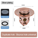 Lot 2 Bondes Universelles pour évier + 1 OFFERTE