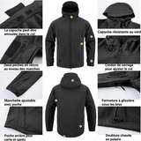 Veste tactique chaude et résistante