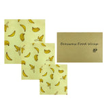 BEE WRAP - Lot de 3 Films alimentaires réutilisables cire d'abeille