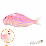 Peluche poisson remuant rechargeable