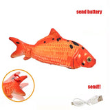 Peluche poisson remuant rechargeable