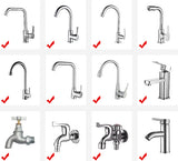 Robinet de cuisine pressurisé rotatif à 360°