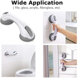 Barre d'appui à ventouse pour salle de bain - Livraison Offerte