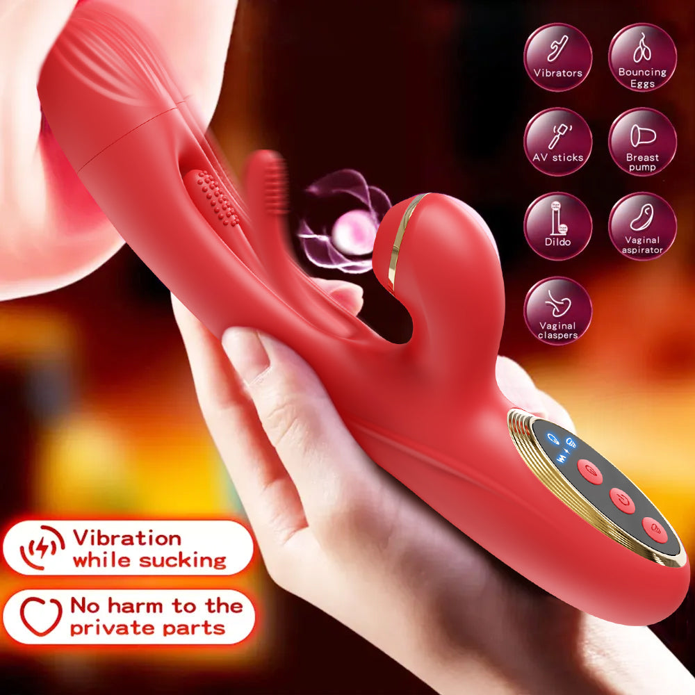 CANDY LUSH - Vibromasseur 2 en 1 - 20 modes de plaisir intense