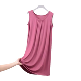 Chemise de nuit en Modal sans manches - Grandes tailles