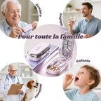 Coupe-Médicament 2/3/4 Parts Compact et Portable