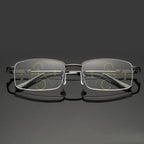 Gafas progresivas unisex con patillas flexibles