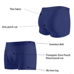 Lot de 4 boxers en soie glacée