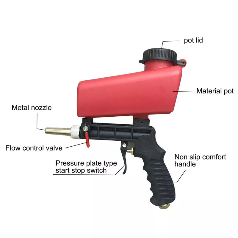 Pistolet Sableur Anti-Rouille Haute Performance