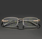 Lunettes mixtes progressives à branches flexibles