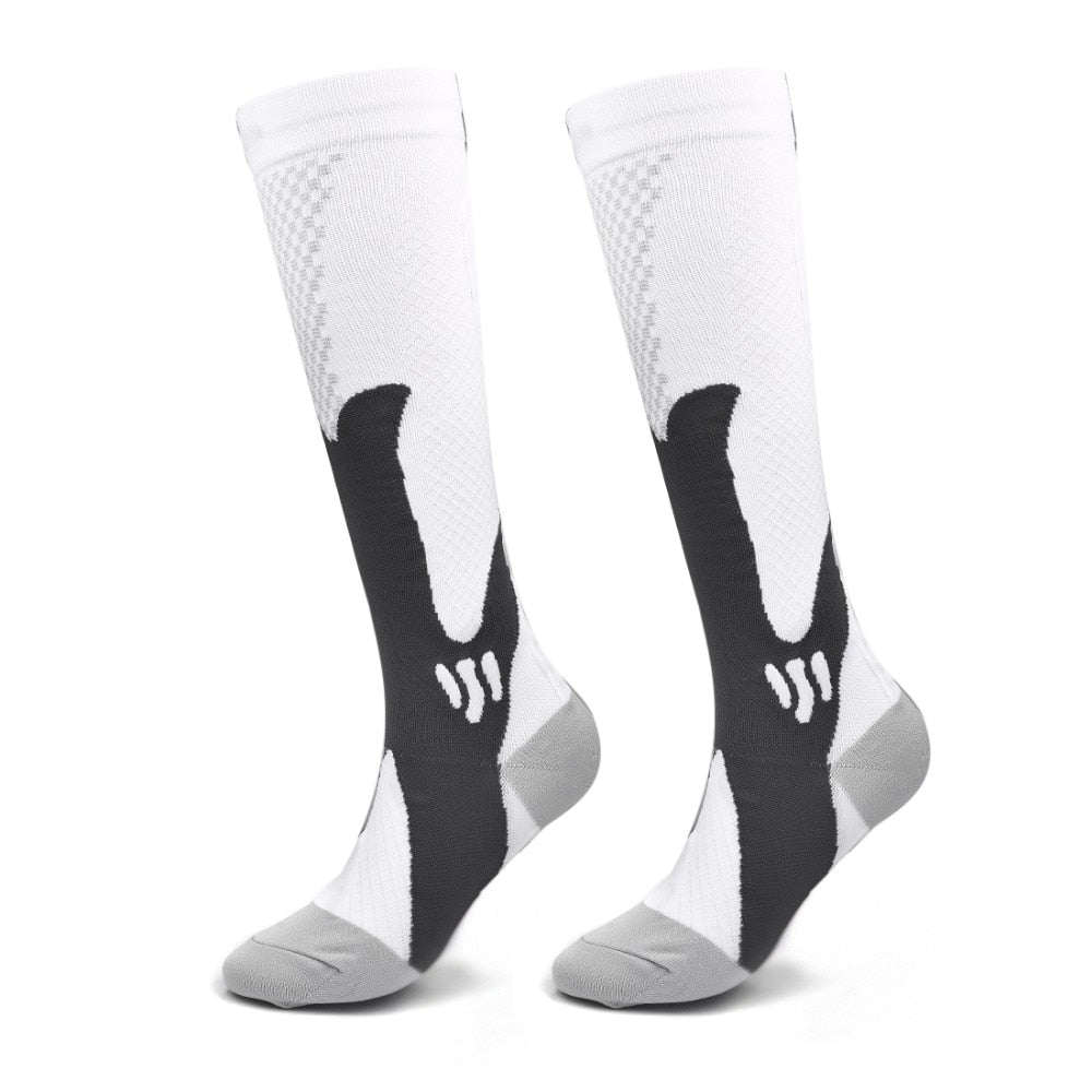 lot de 2 Paires de Chaussettes de Compression Anti Varices