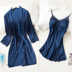 Ensemble de pyjama en satin - 5 pièces