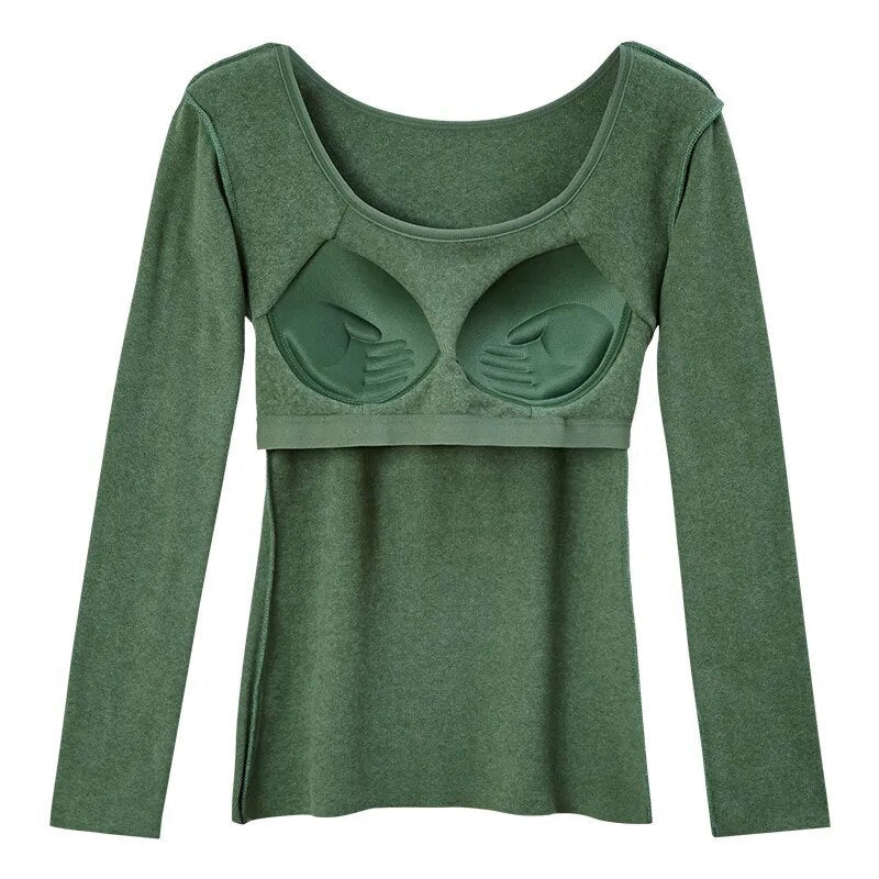Débardeur Femme Avec Soutien-gorge Intégré 2025 - Coupe Ample - Tissu Confortable (Grandes Tailles Disponibles)