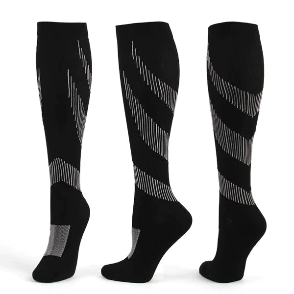 lot de 2 Paires de Chaussettes de Compression Anti Varices