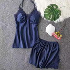 Ensemble de pyjama en satin - 5 pièces