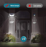 2x Applique solaire avec capteur de mouvement