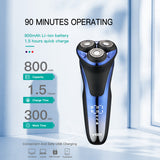 Rasoir électrique Rechargeable 3 têtes 360°