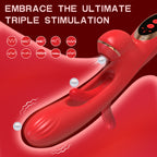 CANDY LUSH - Vibromasseur 2 en 1 - 20 modes de plaisir intense