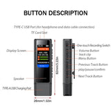 Dictaphone USB Numérique – Haute Qualité 1536KBPS