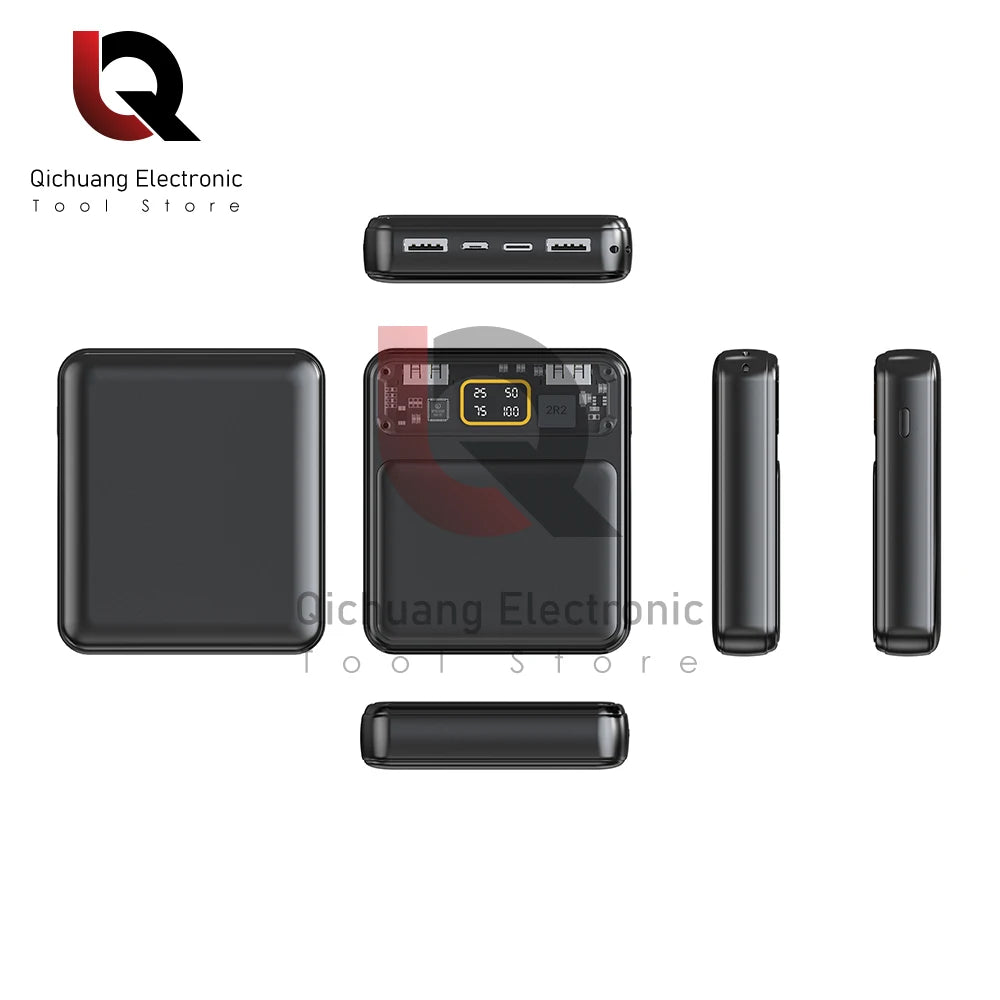 Mini Batterie Externe USB à Piles avec Affichage Numérique - Compatible Samsung & iPhone