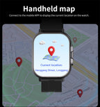 Montre intelligente connectée 2 en 1 avec écouteurs