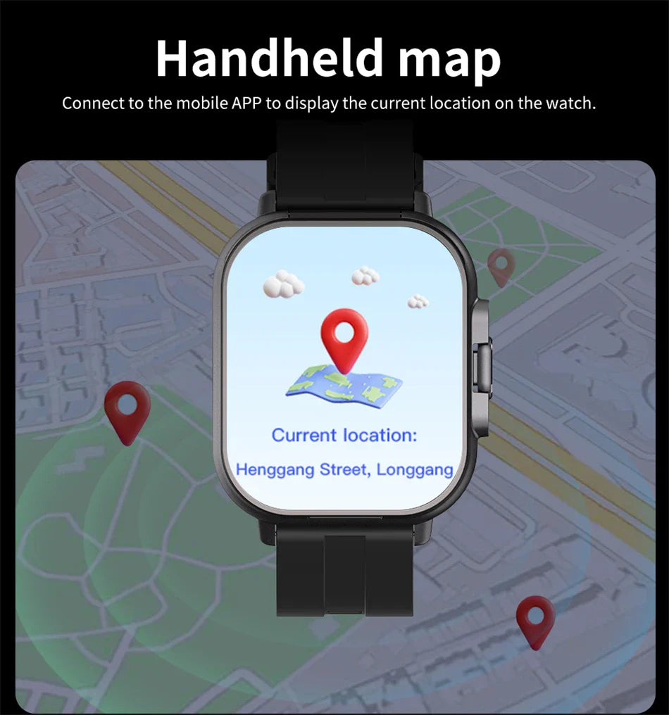 Montre intelligente connectée 2 en 1 avec écouteurs