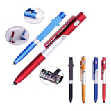 2x Stylo Multifonction 4 en 1 avec LED & Support + 1 OFFERT