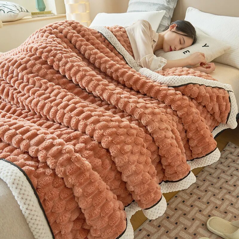 Plaid XXL ULTRA chaud en velours