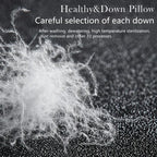 Oreiller d'hôtel de luxe - Coton & Plume d'oie