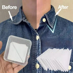 Lot de 50 Patchs Auto-Adhésifs Invisbles pour Col de Chemise et Polo – Maintenez un Col Impeccable