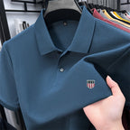 Men's Luxury 100% Cotton Polo Shirt - 23 Timeless Colors