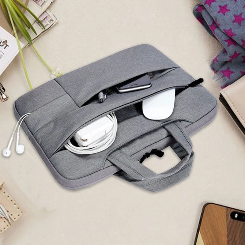 Sacoche Universelle Imperméable pour Ordinateur Portable 11 à 15,6 Pouces – Style Porte-documents avec Poignée