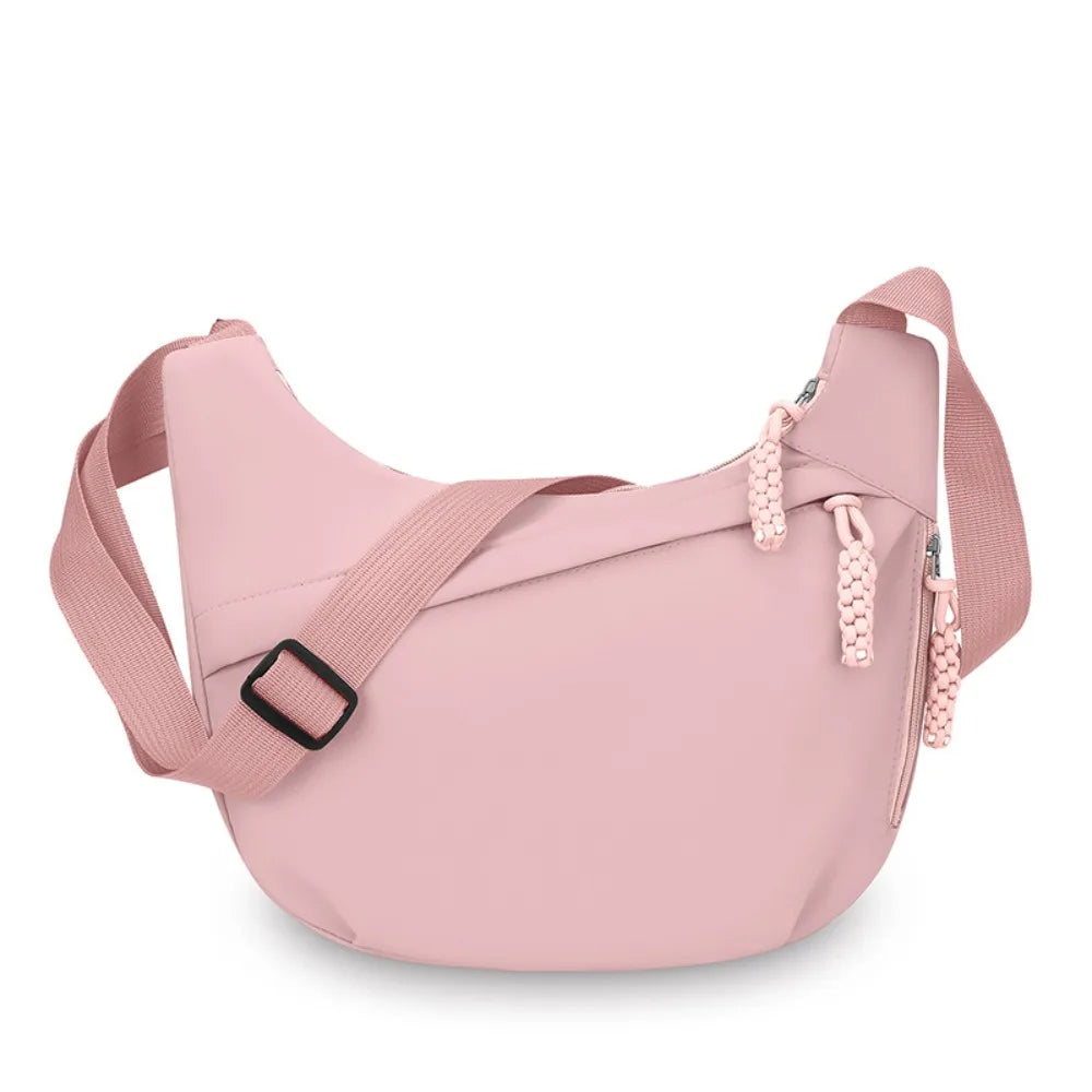 Sac bandoulière femme grande capacité multicouche — sac de voyage léger et pratique