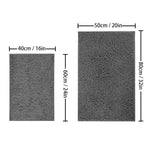 Tapis Microfibre Ultra-absorbant et Antidérapant Lavable pour Chien