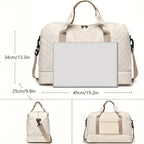 Sac de Voyage Femme Matelassé – Grande Capacité