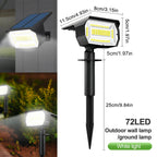 Projecteur LED Solaire pour Jardin et extérieur