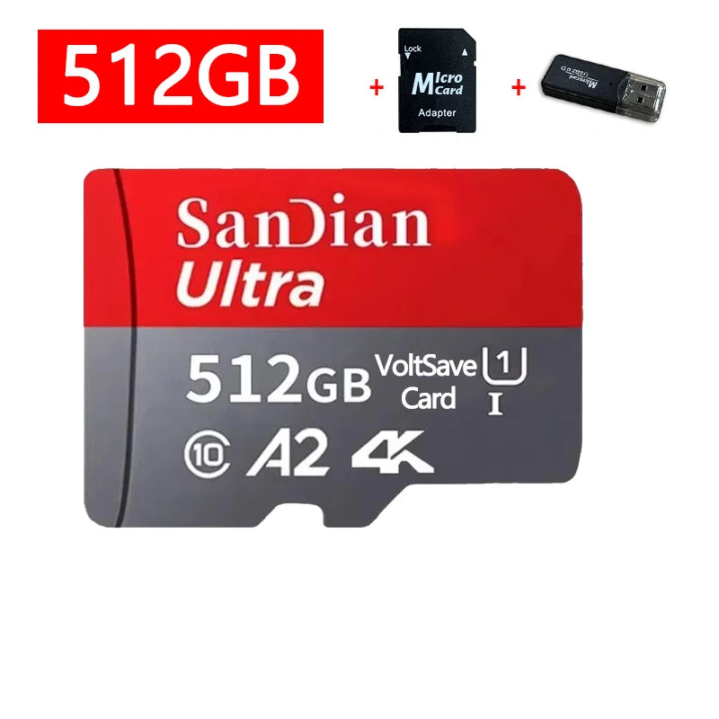 Micro Carte SD TF Flash + Adaptateur SD OFFERT - 128 GB à 2TB