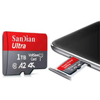 Micro Carte SD TF Flash + Adaptateur SD OFFERT - 128 GB à 2TB