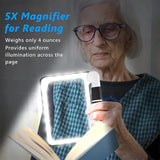 Loupe Éclairante 5X avec 48 LED – Lecture Facile