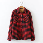 Chemise intérieur polaire à carreaux
