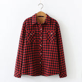 Chemise intérieur polaire à carreaux