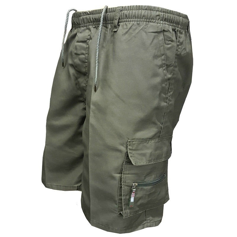 Men's Casual Elastic Waist Shorts