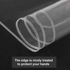 Nappe Ronde Transparente Imperméable – Protection de Table Résistante à l’Eau et aux Taches