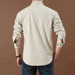 Chemise Style Armée 100% Coton - Printemps/Automne