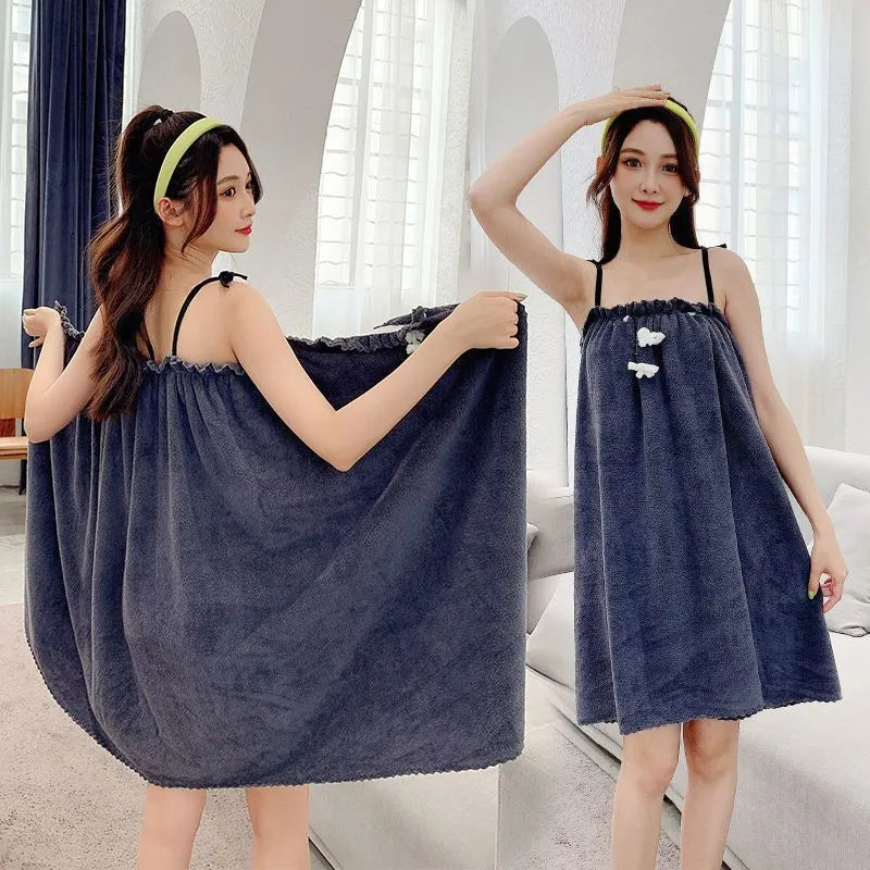 Snap Bath Towel Robe - ULTRA absorbent