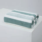 Serviette de bain rayée ULTRA absorbante et épaisse - 70x140cm