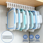 Lot de 20 Crochets de Rangement pour Couvercles – Support Sous Meuble Gain de Place – 1 ACHETÉ = 1 OFFERT